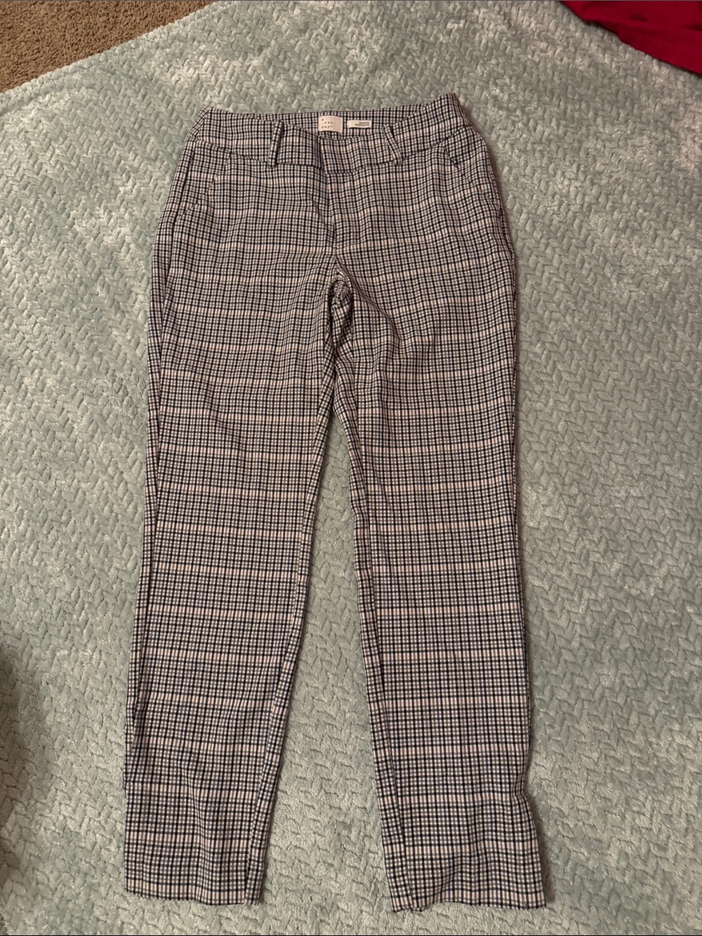a new day Black and White Checked Straight Leg Pants